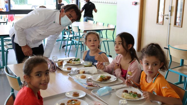 Le Chesnay: un chef étoilé à la cantine