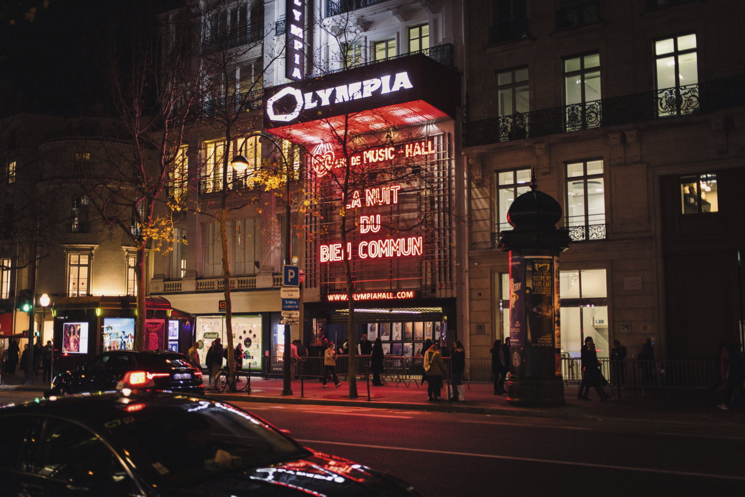Paris, France. 11 décembre 2023. Soirée caritative "la nuit du bien commun" à l'Olympia.