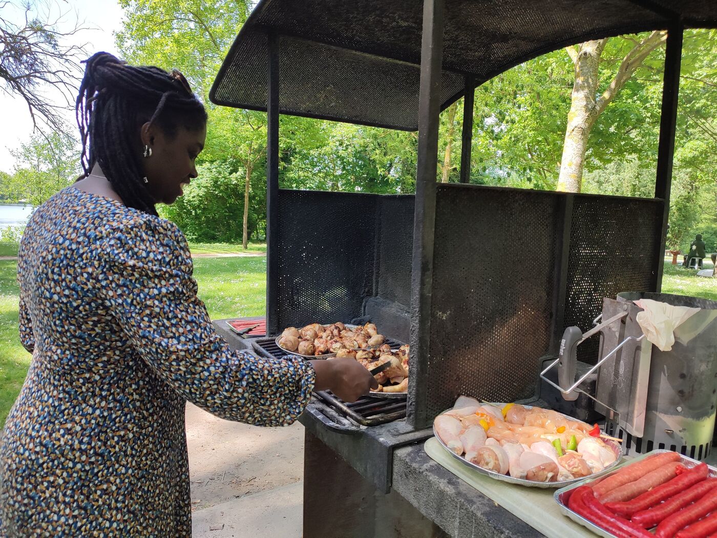 Barbecue en libre-service à Mantes-la-Jolie