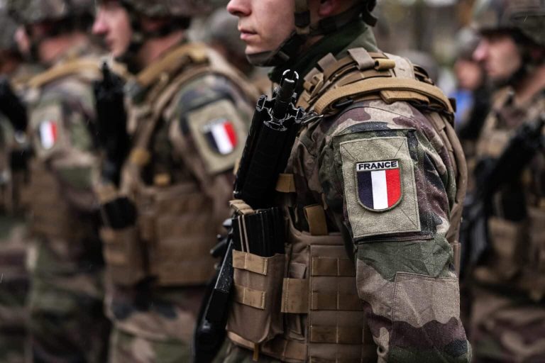France,Army,Soldiers,Uniform.,Close,Up,Photo,With,The,France